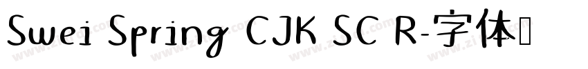 Swei Spring CJK SC R字体转换